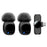 R8 Noise Cancellation Wireless Mic Clip-on Lapel Microphone (2 Transmitters + 1 Receiver) - Type-C - 1