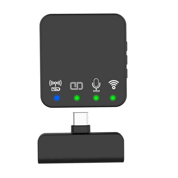 R10 Noise Canceling Wireless Lavalier Microphone System, 1 Mic+1 Receiver - Type-C - 1