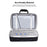 GAMWING B06 For Sony PS5 Slim Game Console Storage Bag EVA Shoulder Bag Handbag - Black - 5
