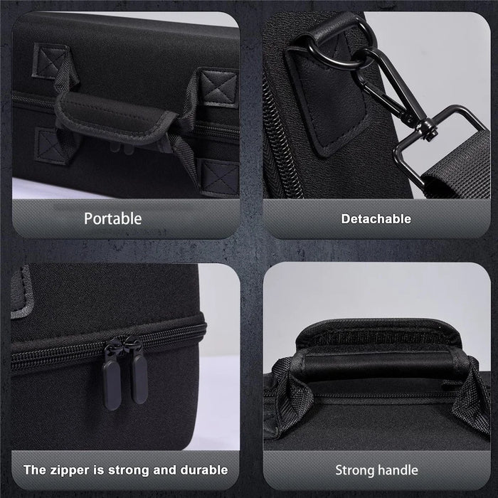 GAMWING B06 For Sony PS5 Slim Game Console Storage Bag EVA Shoulder Bag Handbag - Black - 6
