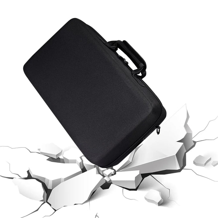 GAMWING B06 For Sony PS5 Slim Game Console Storage Bag EVA Shoulder Bag Handbag - Black - 7
