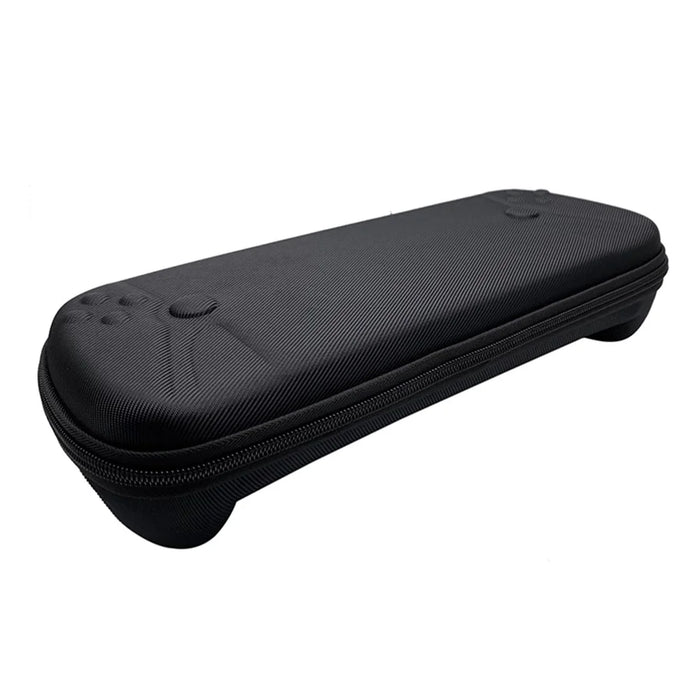 For PlayStation Portal Shockproof Storage Bag Game Console Carrying Case - Cross Texture PU Leather - 4