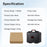 STARTRC GAMES For Sony PS5 Slim Portable Waterproof Anti-shock ABS Storage Box Game Console Carrying Case - 4