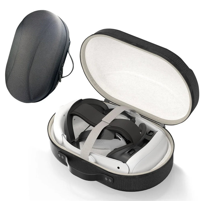 For Meta Quest 3 VR Headset Carrying Case EVA Shockproof Zipper Storage Bag - 1