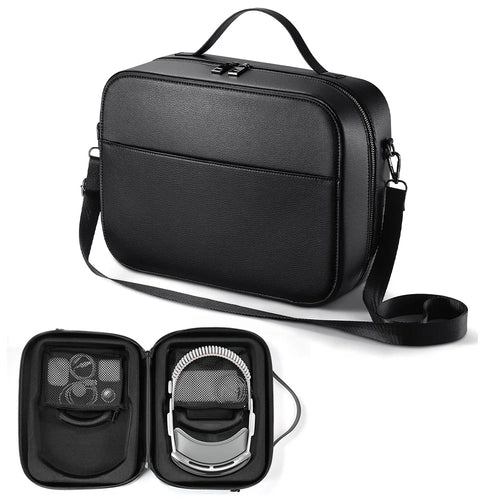 Protective Carrying Case for Apple Vision Pro MR Headset Portable Storage Bag - Black - 1