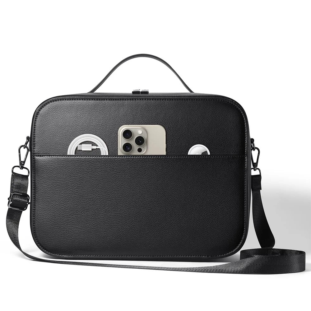 Protective Carrying Case for Apple Vision Pro MR Headset Portable Storage Bag - Black - 5