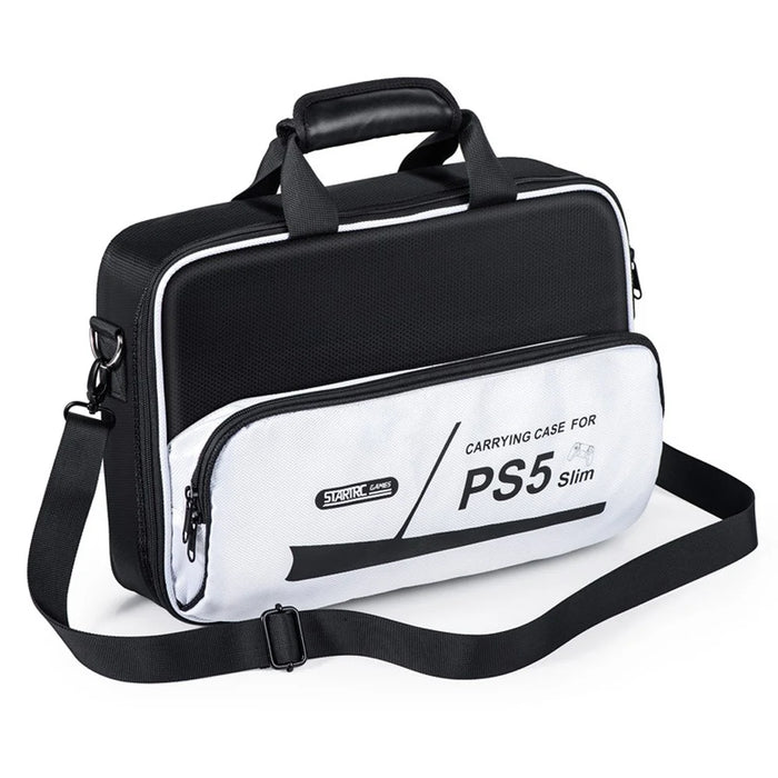 STARTRC GAMES For Sony PS5 Slim Game Console Storage Bag Oxford Cloth Crossbody Bag Handbag - 1