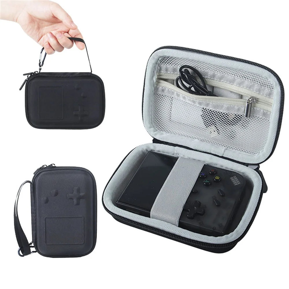 For ANBERNIC RG35XX Plus Game Console EVA Storage Bag Portable Carrying Pouch Organizer - 1