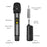 H21H Home Karaoke UHF Wireless Hand-Held Microphone, 2 Mic + 1 Receiver - Grey - 2