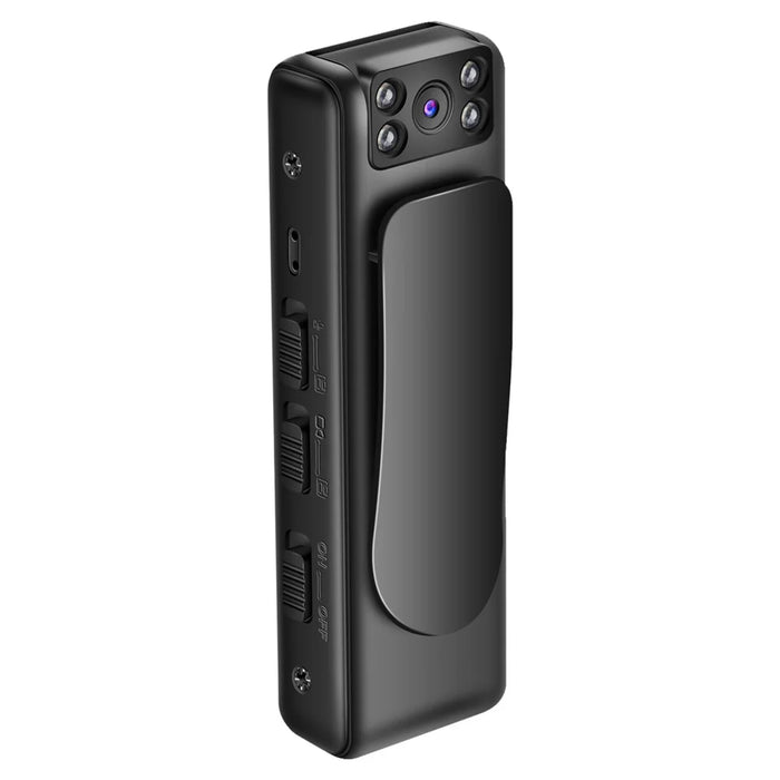 M6 Infrared Night Vision 1080P Full HD Pocket Camera Portable Video Recorder with Back Clip - 1