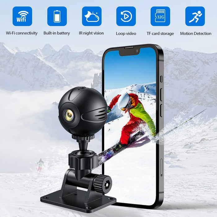 X3 30W Mini DV Wireless Infrared Night Vision Camera Home Security Indoor HD WiFi Camera - 4