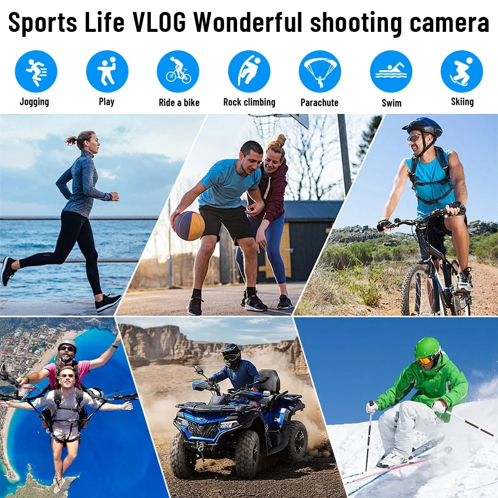 Z03 1080P HD Waterproof Outdoor Sports Cycling Camera WiFi Video Recorder Camera - 7