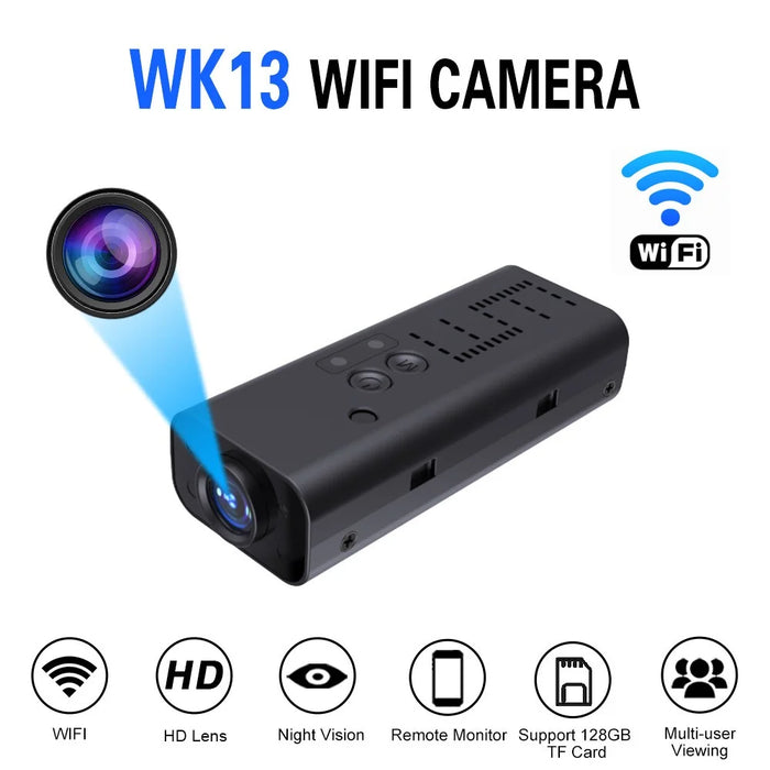WK13 Night Vision Remote Monitoring Camera HD Lens Home WiFi Security Camera - 2