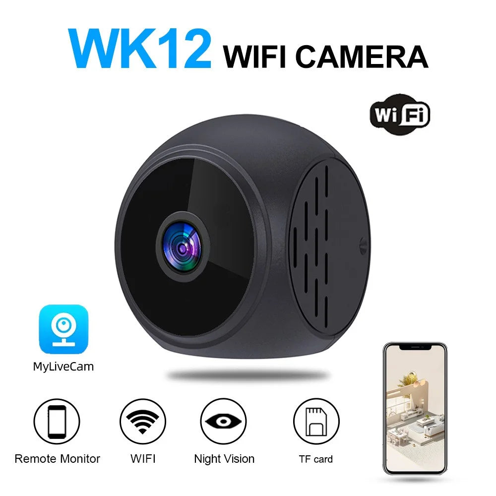 WK12 WiFi Wireless Camera Home Security Pet Baby Monitor Night Vision Indoor Camera - 4