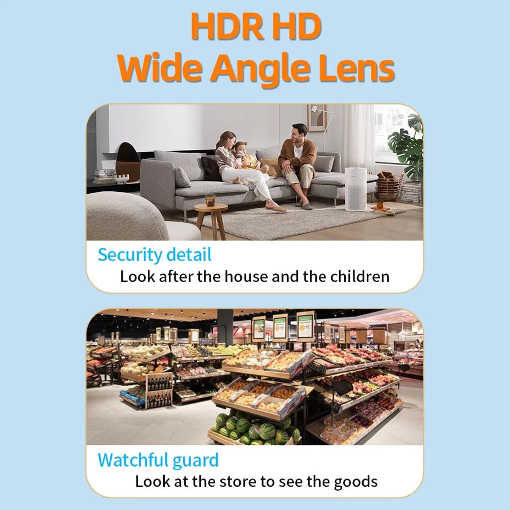 WK12 WiFi Wireless Camera Home Security Pet Baby Monitor Night Vision Indoor Camera - 7