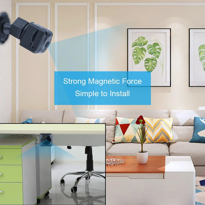 MD26 HD 1080P Mini Camera Motion Detection Magnetic Bodycam Night Vision Video Recorder - 3