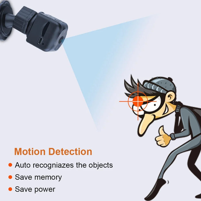 MD26 HD 1080P Mini Camera Motion Detection Magnetic Bodycam Night Vision Video Recorder - 4