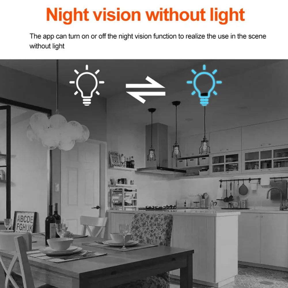 MD18 1080P Wireless Security Camera Motion Detection Night Vision Home Pet Baby Monitor - 3