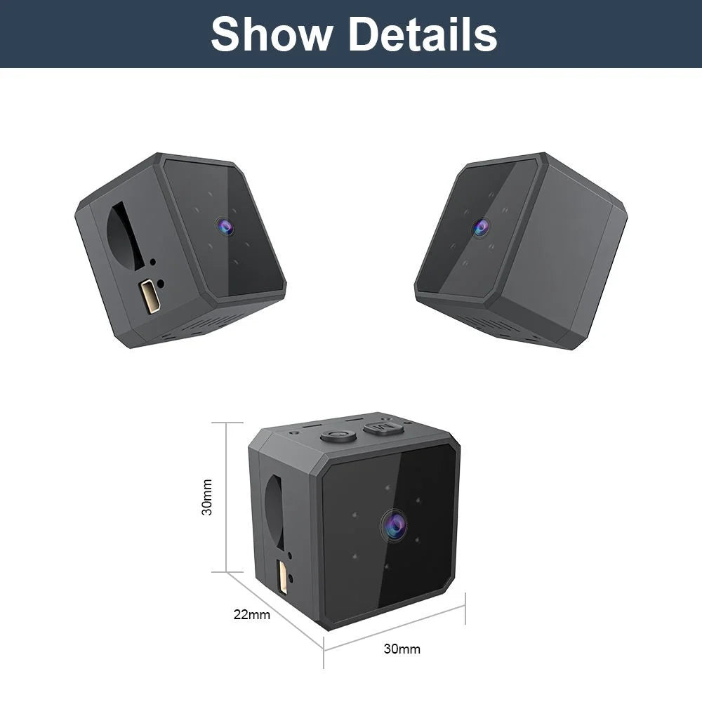 MD16 Hone Surveillance Camera Magnetic Design Motion Detection Night Vision Pet Baby Monitor - 7