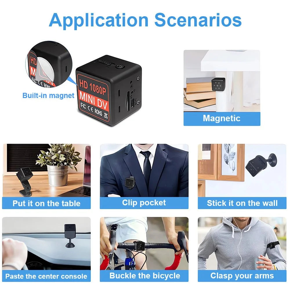 MD25 Home Security Outdoor Wireless Sport Camera Motion Detection Mini HD Night Vision Camera - 4