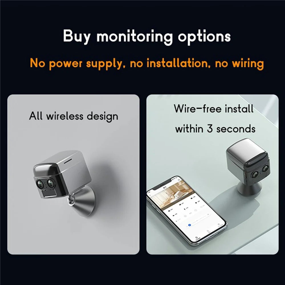 C7 Wireless Camera Home Security Pet Monitor Night Vision Two-Way Audio Camera (4G Network EU Version) - 3