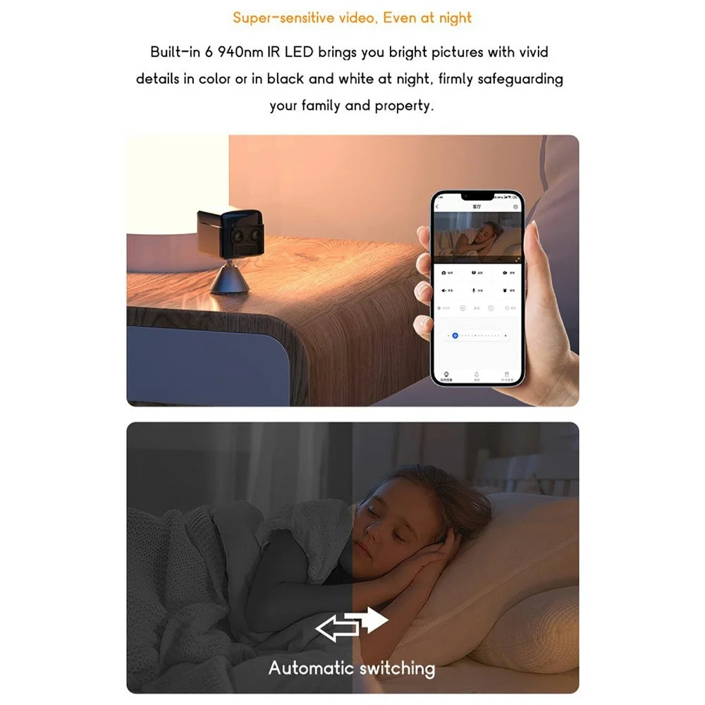 C7 Wireless Camera Home Security Pet Monitor Night Vision Two-Way Audio Camera (4G Network EU Version) - 7