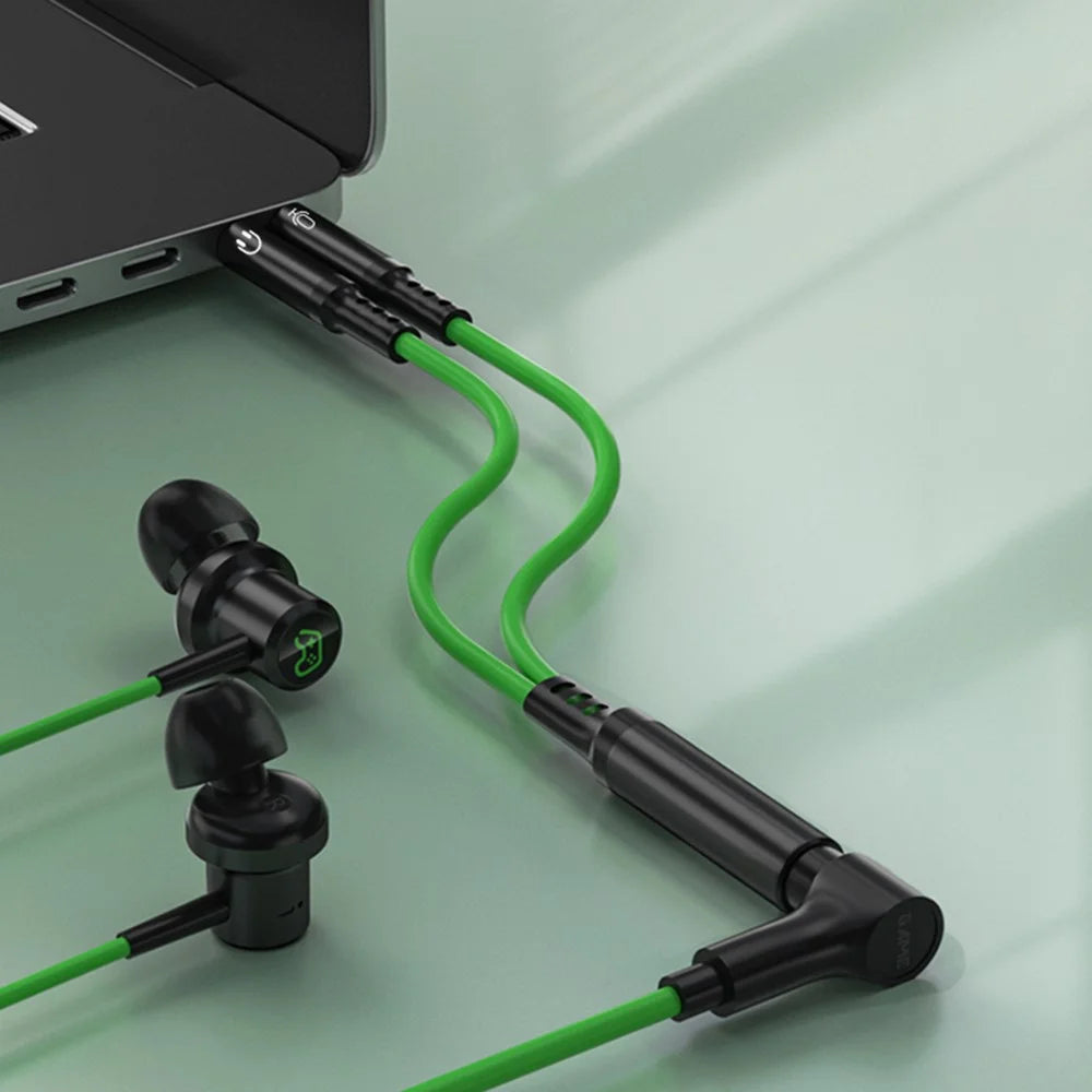 ME515W 3.5mm Wired Earphone Built-In Microphone HiFi Sound Music Gaming Magnetic Headset - 7