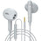 ME512 3.5mm Wired Earphone Line Control HiFi Sound Phone Laptop PC Music Gaming Headset - White - 1