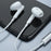 ME512 3.5mm Wired Earphone Line Control HiFi Sound Phone Laptop PC Music Gaming Headset - White - 2