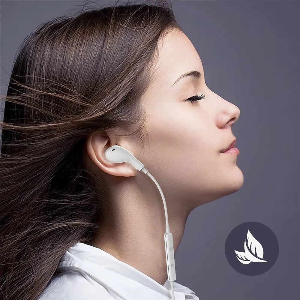 ME538 3.5mm Wired Magnetic Earphone Built-In Mic Wire Control Phone Computer Music Gaming Headset - White - 7