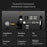 ND X12 Wired Earphones 10mm Dynamic Driver +5BA HiFi In-Ear Headphones with Detachable Cable, with Mic - Silver - 2