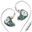 TRN ST1 Pro Detachable 3.5mm Wired In-Ear Earphone HiFi Music Tunable Headset with Mic - Green - 1