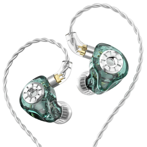 TRN ST1 Pro Detachable 3.5mm Wired In-Ear Earphone HiFi Music Tunable Headset without Mic - Green - 1