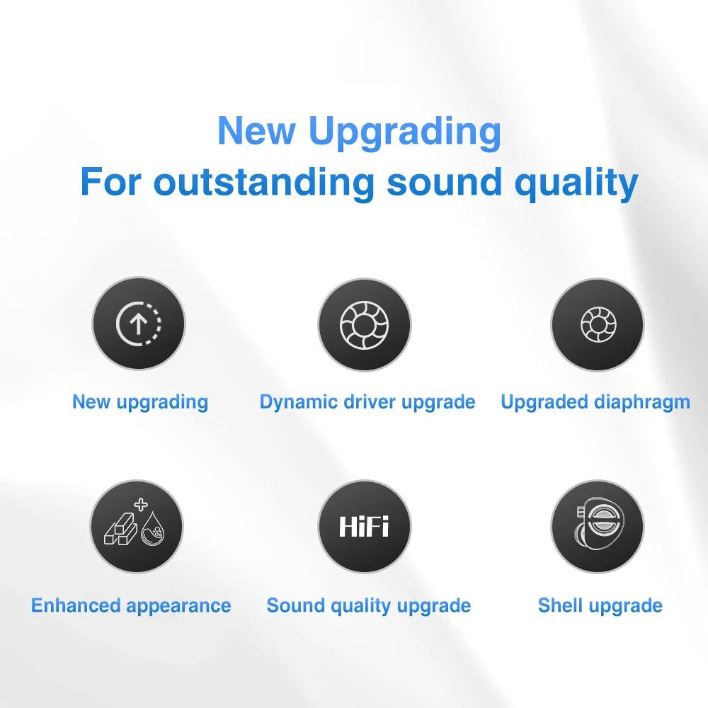 TRN MT4 PRO Detachable Type-C Wired In-Ear Earphone Dual Dynamic Driver HiFi Monitor Headphone with Mic - Blue - 3