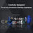 TRN MT4 PRO Detachable 3.5mm Wired In-Ear Earphone Dual Dynamic Driver HiFi Headset, without Mic - Blue - 4