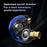 TRN MT4 PRO Detachable 3.5mm Wired In-Ear Earphone Dual Dynamic Driver HiFi Headset, without Mic - Blue - 6