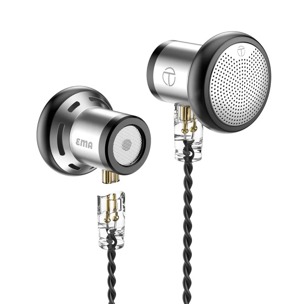 TRN EMA Detachable 3.5mm Wired In-Ear Earphone 14.2mm Dynamic Unit Headset without Mic - 1
