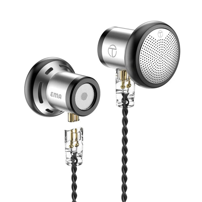 TRN EMA Detachable 3.5mm Wired In-Ear Earphone 14.2mm Dynamic Unit Headset without Mic - 1