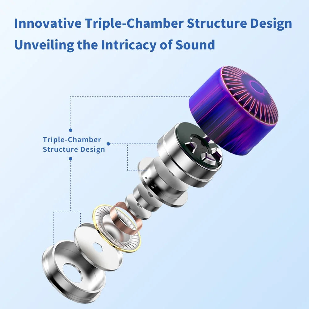 TRN Jellyfish Detachable 2.5+3.5+4.4mm Wired In-Ear Earphone HiFi Music Running Headset without Mic - 5