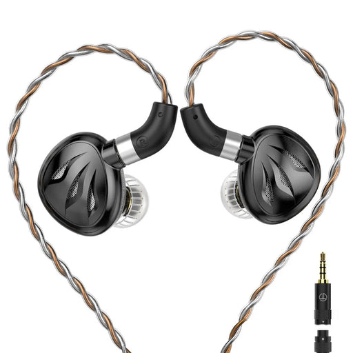 TRN Rosefinch Detachable 3.5mm Wired In-Ear HiFi Earphone 12mm Planar Magnetic Driver Headset - 1