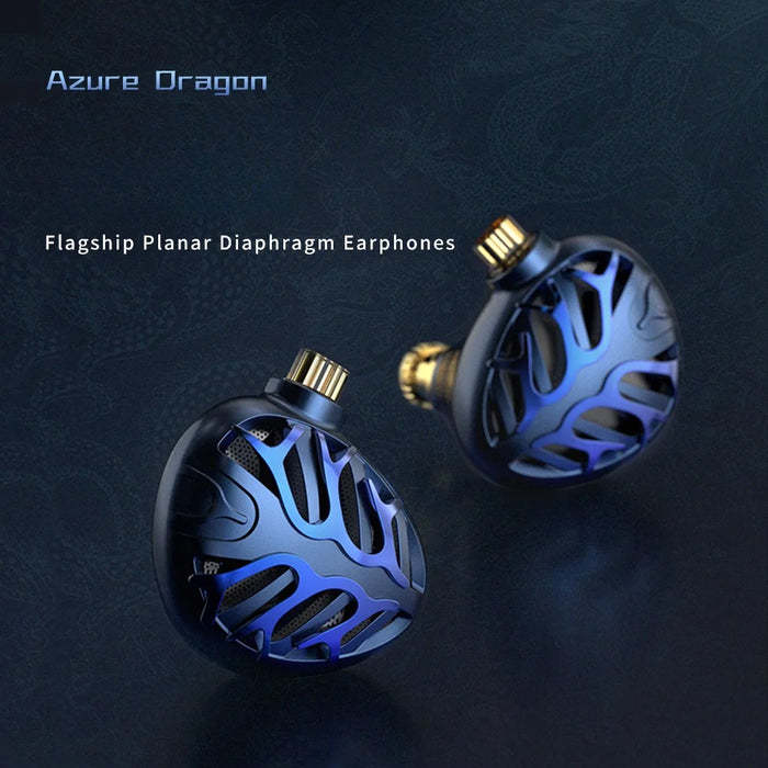 TRN Azure Dragon 2.5+3.5+4.4mm Wired HiFi Earphone 14.6mm Planar Diaphragm Detachable In-Ear Headset - 3