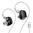 TRN VX Pro+ Type-C Detachable Wired In-Ear Earphone 9-Unit HiFi Music Headset with Mic - Black - 1