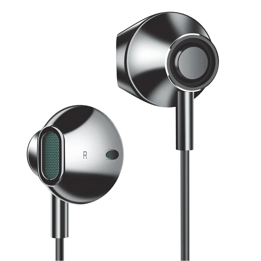 GALANTE G20 Stereo HiFi Surround Sound 3.5MM Plug Oblique In-ear Corded Headphones with Mic - Black - 2