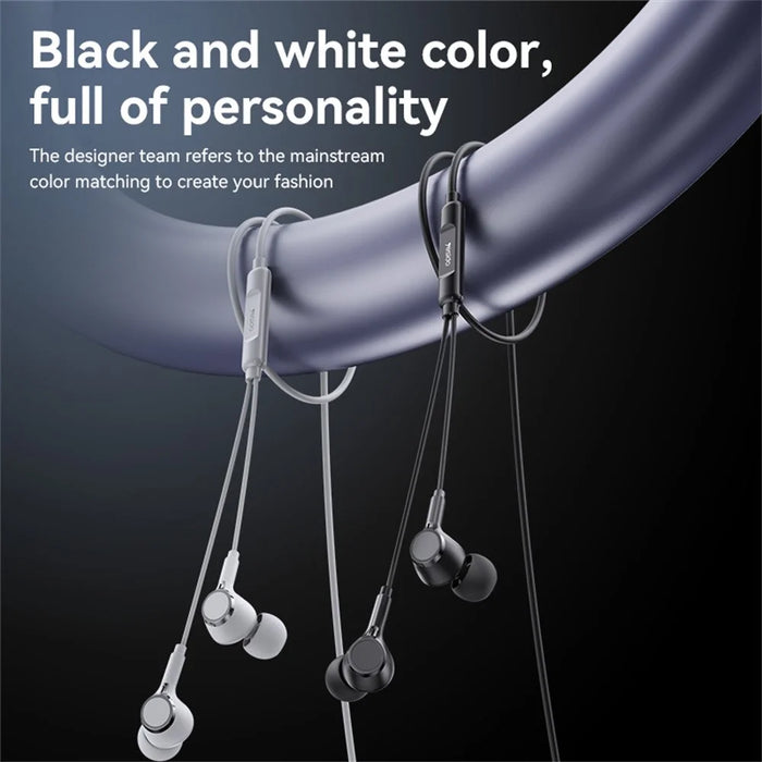 YESIDO YH53 3.5mm Wired Earphone Wire Control Phone Computer Music Gaming In-Ear Headset - Black - 5