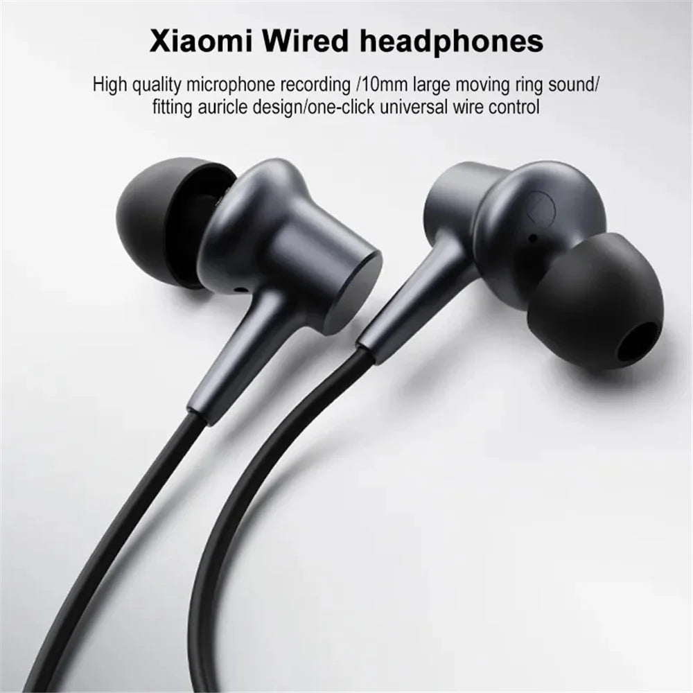 XIAOMI DDQ02WM 3.5mm Wired Earphone Wire Control Music Calls In-Ear Headset - 2