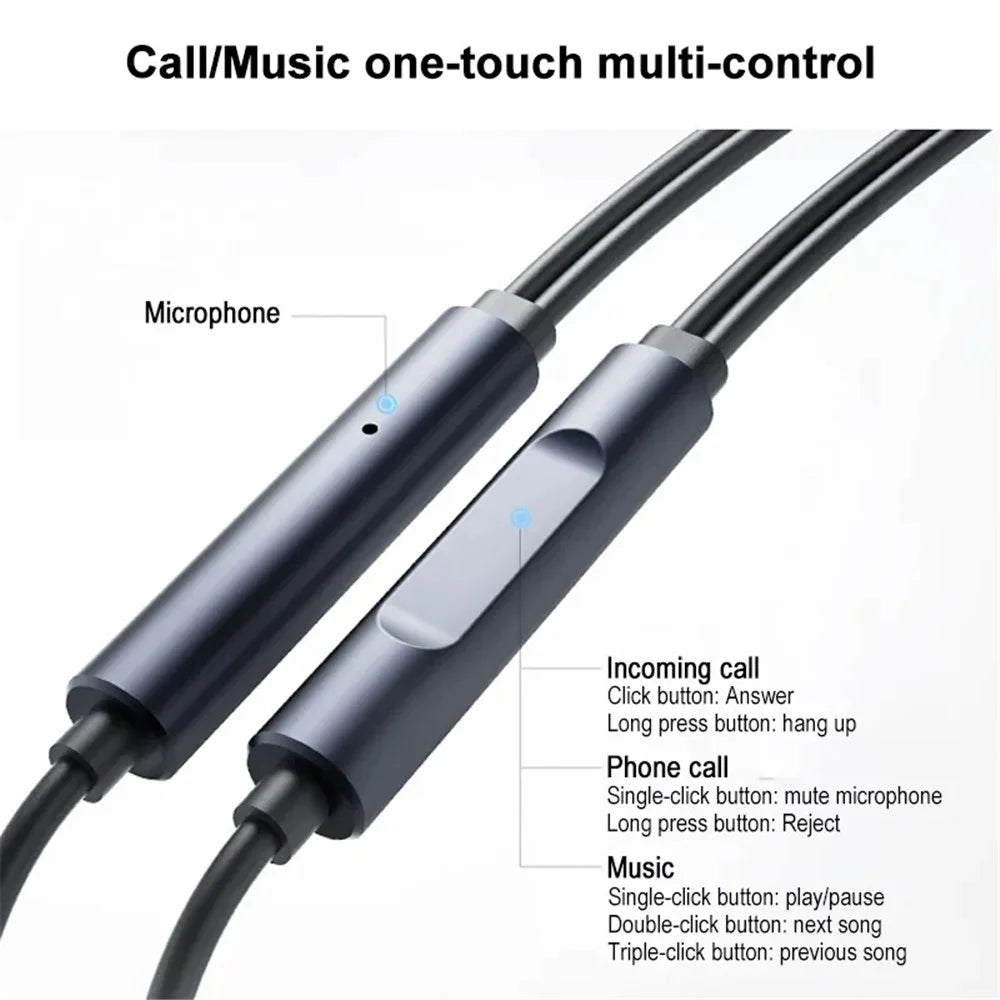 XIAOMI DDQ02WM 3.5mm Wired Earphone Wire Control Music Calls In-Ear Headset - 7