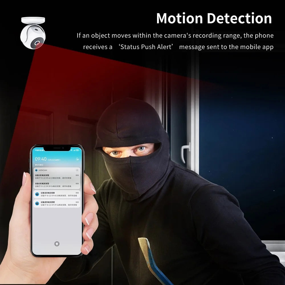 A5 Security Camera WiFi Surveillance Indoor Home Camera Motion Detection - 6