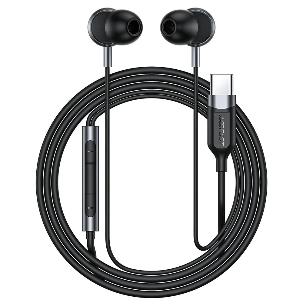 ACEFAST L6 USB-C Wired Earphone In-Ear Headphone with Mic for Phones and Tablets - 2