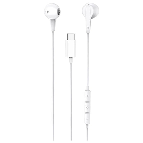 ME544F HIFI Type-C Digital Chip Earphones Noise Reduction Call Music Magnetic Headset - White - 1