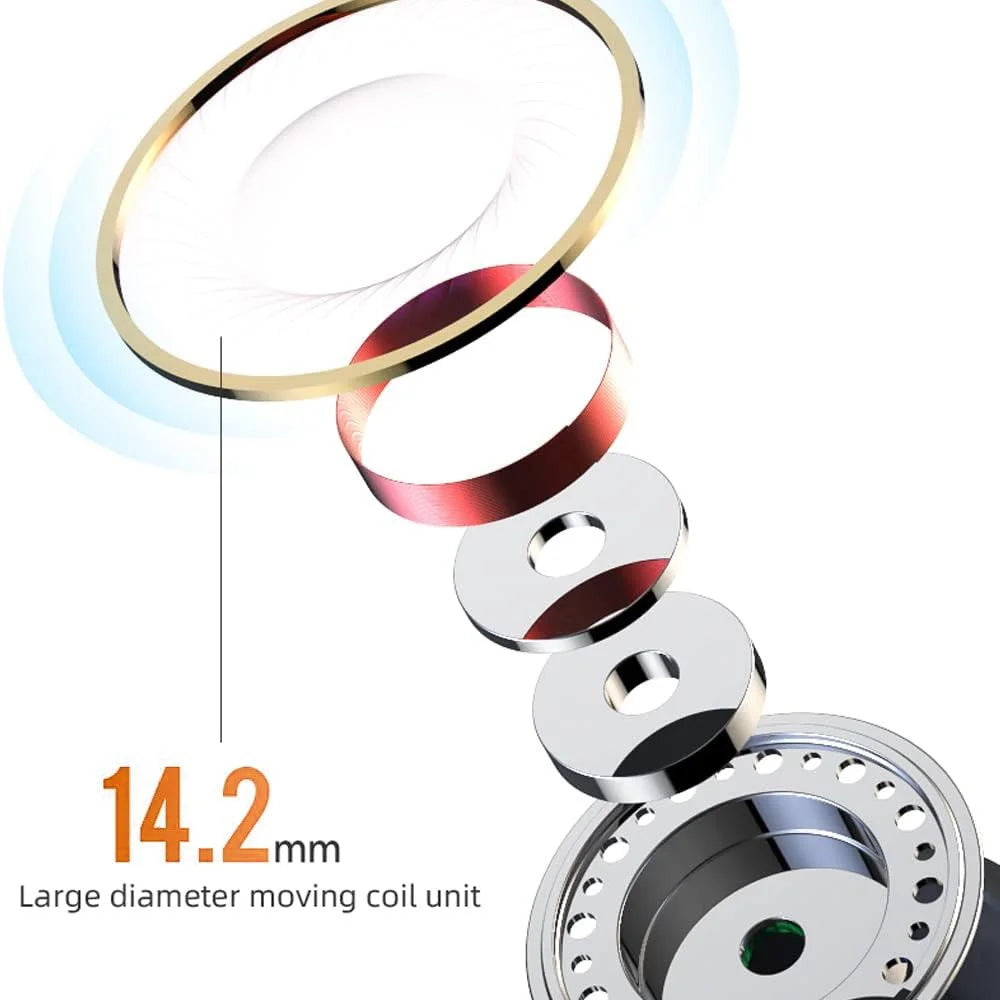 ME544F HIFI Type-C Digital Chip Earphones Noise Reduction Call Music Magnetic Headset - White - 6